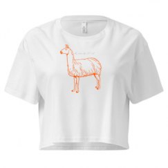 Ladies Festival Cali Crop Top Tee