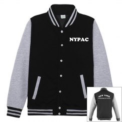 FLEECE VARSITY JACKET- Can be personalized