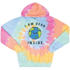 Unisex Tie-Dye Fleece Hoodie