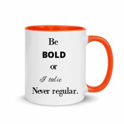 11oz Ceramic Mug with Color Inside