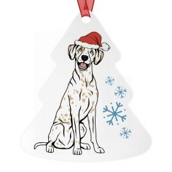Lemon Dalmatian ornament