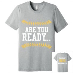 Are you Ready? Baseball Grey