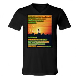 Unisex V-Neck Jersey Tee