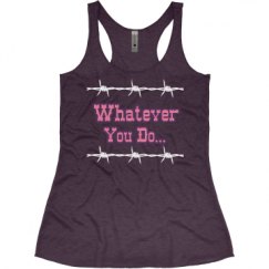 Ladies Slim Fit Super Soft Racerback Triblend Tank