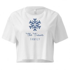 Ladies Festival Cali Crop Top Tee