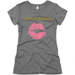 Ladies Slim Fit Super Soft Triblend Tee
