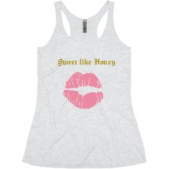 Ladies Slim Fit Super Soft Racerback Triblend Tank