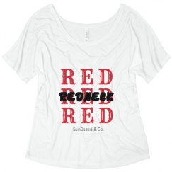 Ladies Flowy Slouchy Tee
