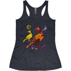 Ladies Slim Fit Super Soft Racerback Triblend Tank