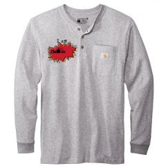 Unisex Carhartt Long Sleeve Henley Tee