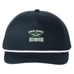 Snapback Five-Panel Rope Hat