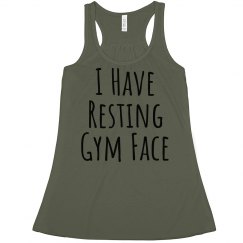 Resting Gym Face Funny Fitness