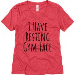 Ladies Relaxed Fit Super Soft Triblend V-Neck Tee