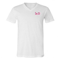 Unisex V-Neck Jersey Tee