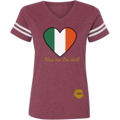 Ladies Relaxed Fit Vintage Sports Tee