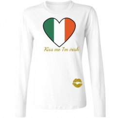 Ladies Relaxed Fit Basic Long Sleeve Tee