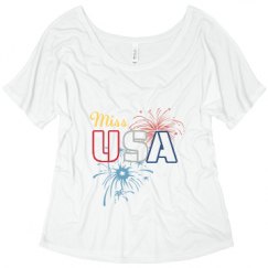 Ladies Flowy Slouchy Tee