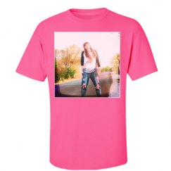 Unisex Ultra Cotton Safety Neon Crewneck Tee