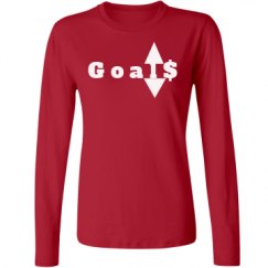 Ladies Relaxed Fit Basic Long Sleeve Tee