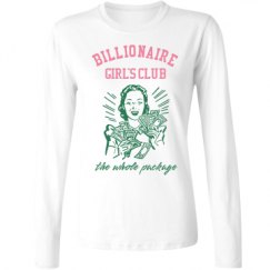 Ladies Relaxed Fit Basic Long Sleeve Tee