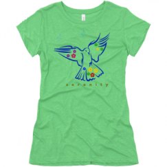 Ladies Slim Fit Super Soft Triblend Tee