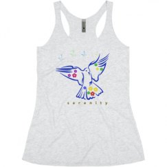 Ladies Slim Fit Super Soft Racerback Triblend Tank