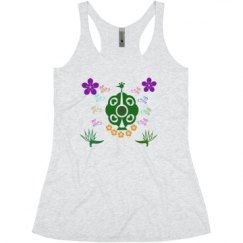 Ladies Slim Fit Super Soft Racerback Triblend Tank