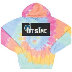 Unisex Tie-Dye Fleece Hoodie