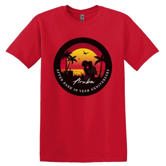 AAD 10TH ANNIVERSARY 2025 T-Shirt - ARUBA ROMANCE AAD 10TH ANNIVERSARY 2025 T-Shirt - ARUBA ROMANCE