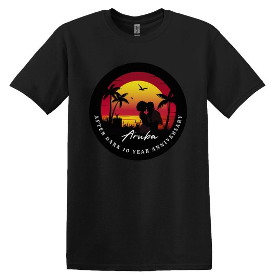 AAD 10TH ANNIVERSARY T-Shirt - ARUBA ROMANCE