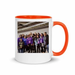 11oz Ceramic Mug with Color Inside