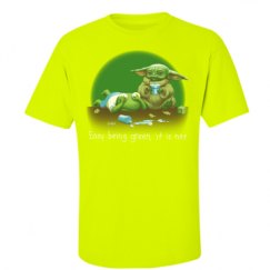 Unisex Ultra Cotton Safety Neon Crewneck Tee