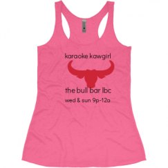 Ladies Slim Fit Super Soft Racerback Triblend Tank