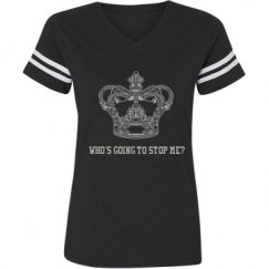 Ladies Relaxed Fit Vintage Sports Tee