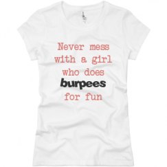 Ladies Slim Fit Basic Promo Jersey Tee