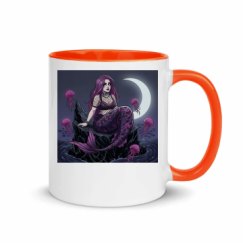 11oz Ceramic Mug with Color Inside