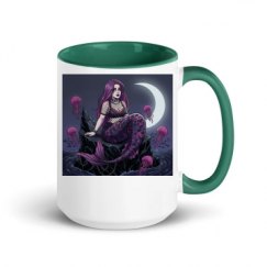 15oz Ceramic Mug with Color Inside