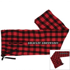 SMACKIN' FLANNEL PAJAMA PANTS (RED/BLACK)