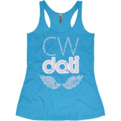 Ladies Slim Fit Super Soft Racerback Triblend Tank