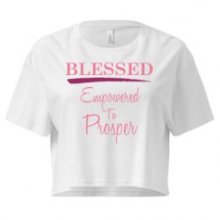 Ladies Festival Cali Crop Top Tee