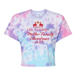 Women's Tie Dye Crop Top Tee