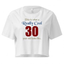 Ladies Festival Cali Crop Top Tee