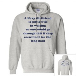 Navy Wife in Waiting Hood