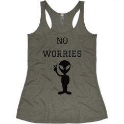 Ladies Slim Fit Super Soft Racerback Triblend Tank
