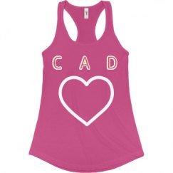Ladies Slim Fit Racerback Tank Top