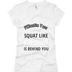 Ladies Slim Fit Basic Promo Jersey Tee