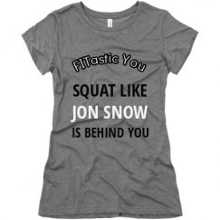 Ladies Slim Fit Super Soft Triblend Tee