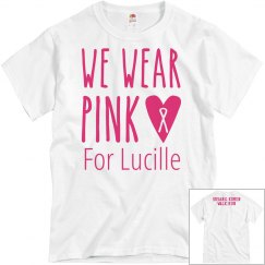 White tee w/verbiage graphic