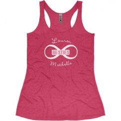 Ladies Slim Fit Super Soft Racerback Triblend Tank