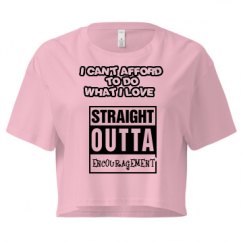 Ladies Festival Cali Crop Top Tee